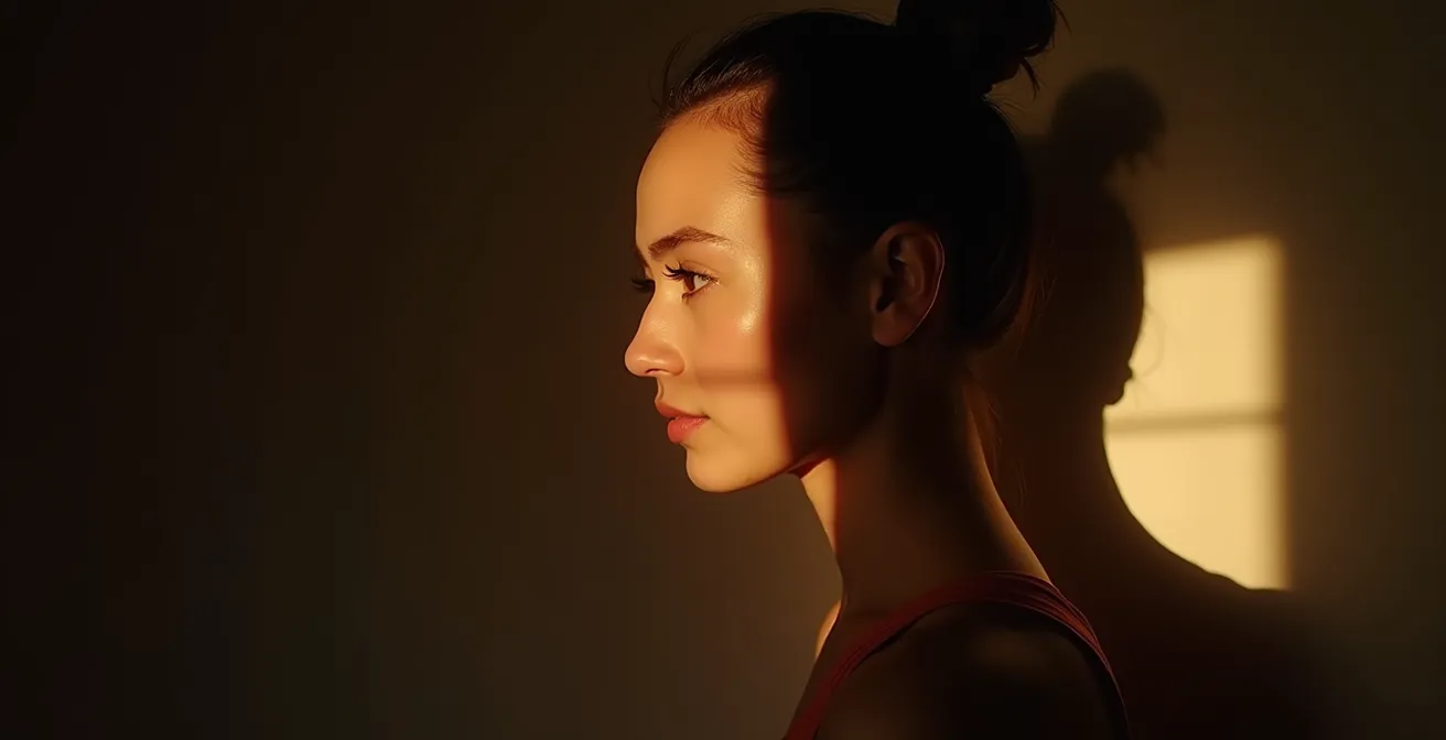 Imagen simbólica de transformación personal durante tránsitos planetarios mayores