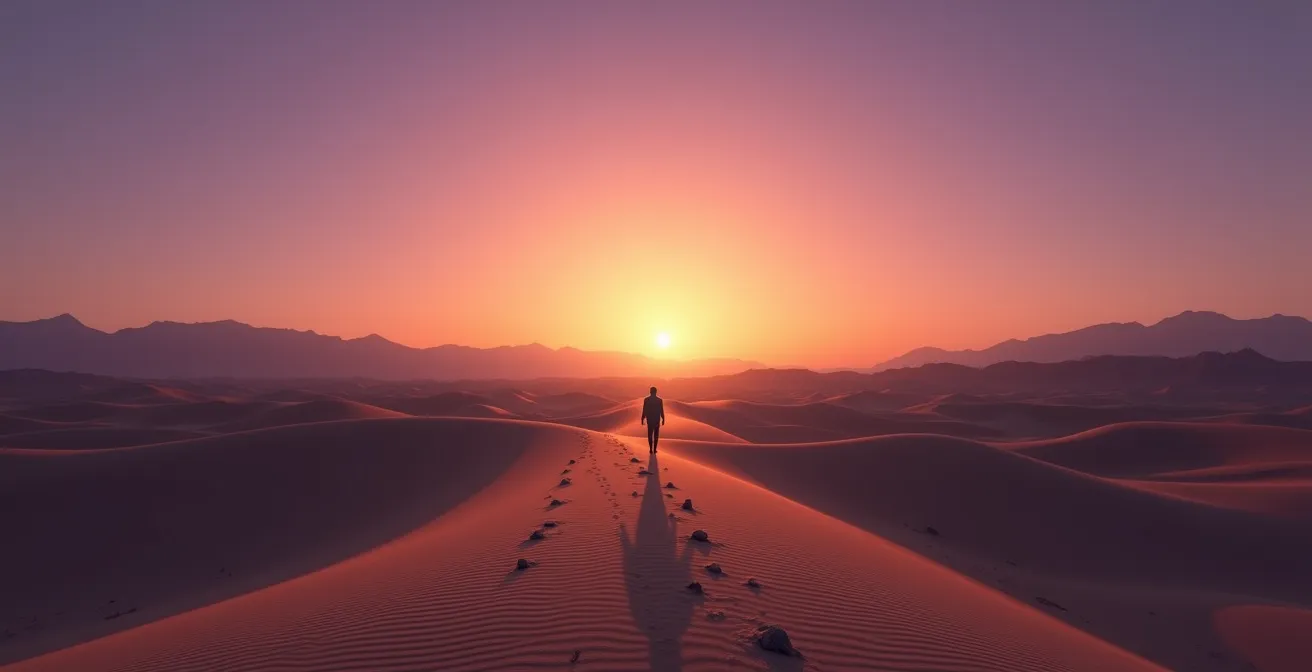 Representación visual del eje nodal como camino de evolución del alma